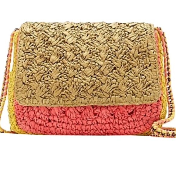 J Crew Pastel Woven Purse - Picture 1 of 8